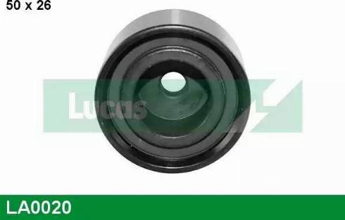 Lucas Engine Drive LA0020 - Ролик, поликлиновый ремень mashina-shop.ru