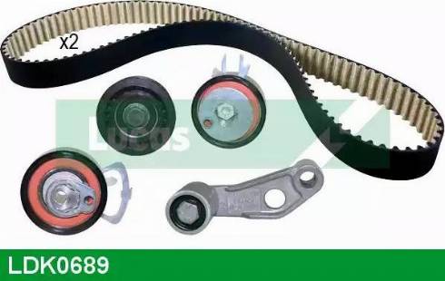 Lucas Engine Drive LDK0689 - Комплект зубчатого ремня ГРМ mashina-shop.ru