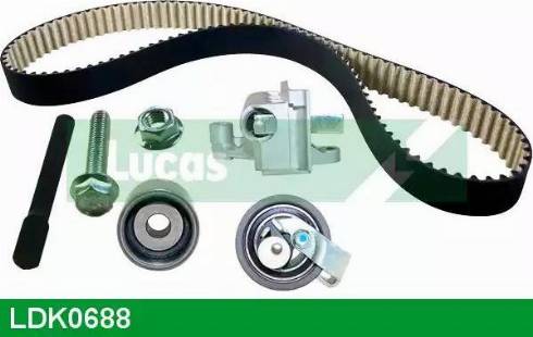 Lucas Engine Drive LDK0688 - Комплект зубчатого ремня ГРМ mashina-shop.ru