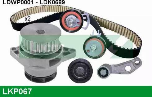 Lucas Engine Drive LKP067 - Водяной насос + комплект зубчатого ремня ГРМ mashina-shop.ru