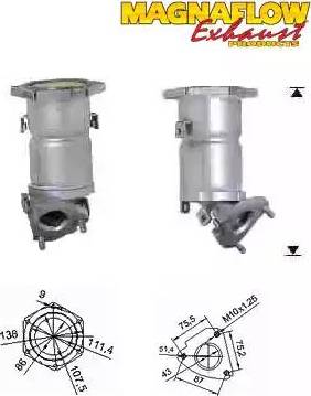 Magnaflow 75607 - Катализатор mashina-shop.ru