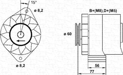 Magneti Marelli 944356676010 - Генератор mashina-shop.ru