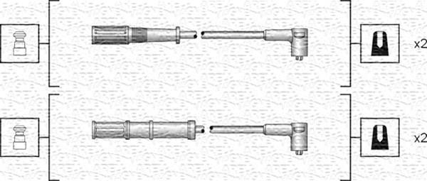 Magneti Marelli 941318111161 - Комплект проводов зажигания mashina-shop.ru