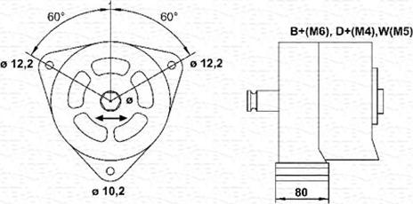 Magneti Marelli 943356709010 - Генератор mashina-shop.ru