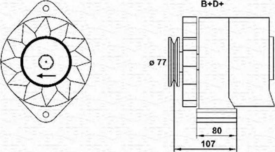 Magneti Marelli 943357556010 - Генератор mashina-shop.ru