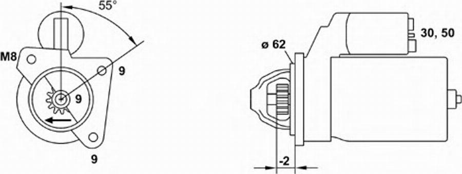 Magneti Marelli 943254018010 - Стартер mashina-shop.ru