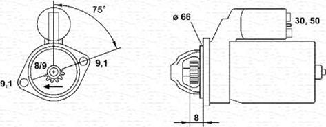 Magneti Marelli 943251917010 - Стартер mashina-shop.ru