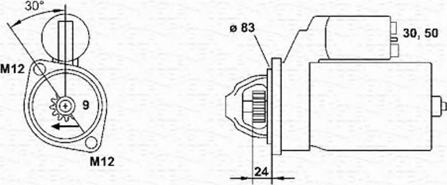 Magneti Marelli 943251443010 - Стартер mashina-shop.ru