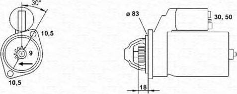 Magneti Marelli 943251416010 - Стартер mashina-shop.ru