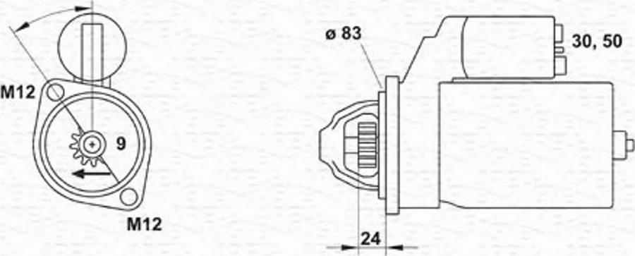 Magneti Marelli 943251501010 - Стартер mashina-shop.ru