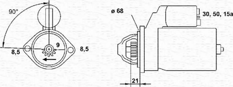 Magneti Marelli 943251613010 - Стартер mashina-shop.ru