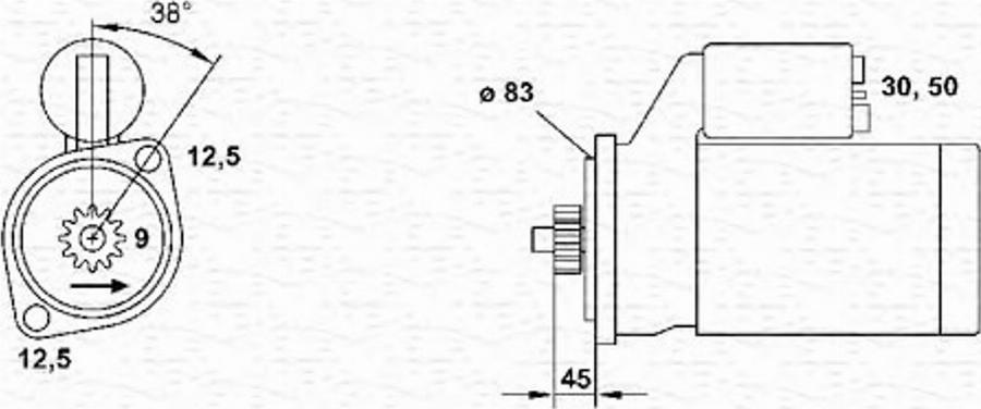 Magneti Marelli 943251675010 - Стартер mashina-shop.ru