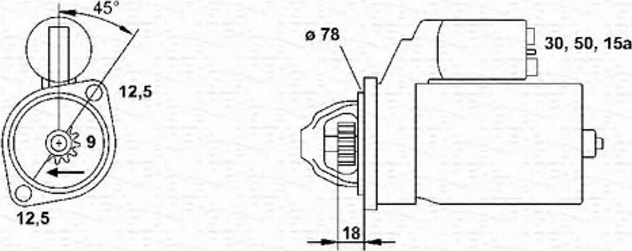 Magneti Marelli 943251061010 - Стартер mashina-shop.ru