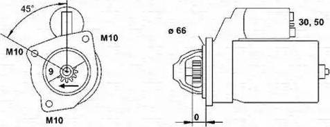 Magneti Marelli 943251107010 - Стартер mashina-shop.ru