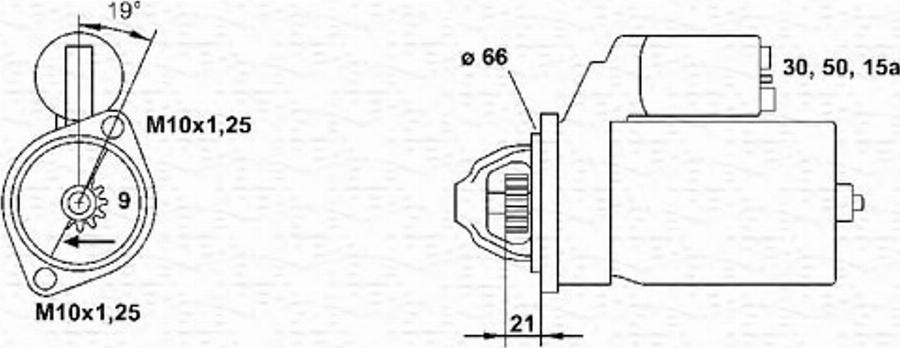 Magneti Marelli 943251887010 - Стартер mashina-shop.ru