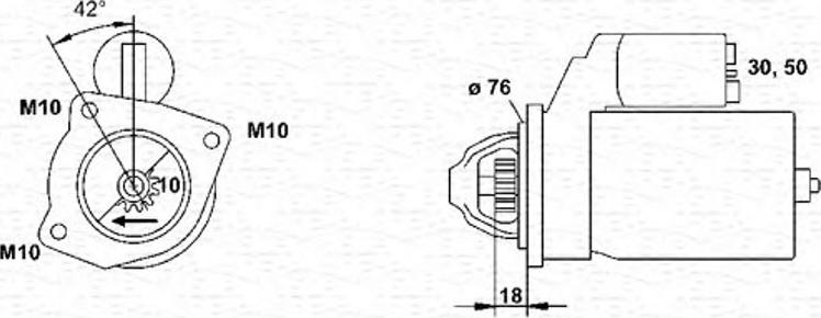 Magneti Marelli 943251335010 - Стартер mashina-shop.ru