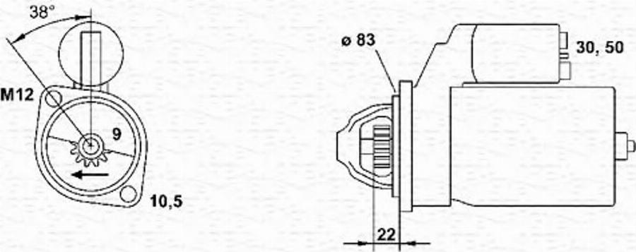 Magneti Marelli 943251325010 - Стартер mashina-shop.ru