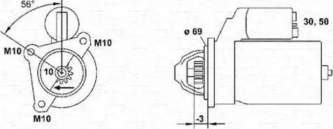 Magneti Marelli 943253101010 - Стартер mashina-shop.ru