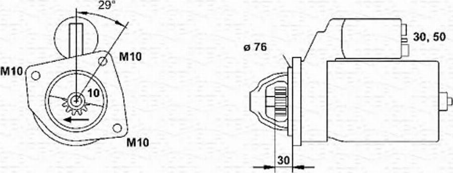 Magneti Marelli 943253103010 - Стартер mashina-shop.ru