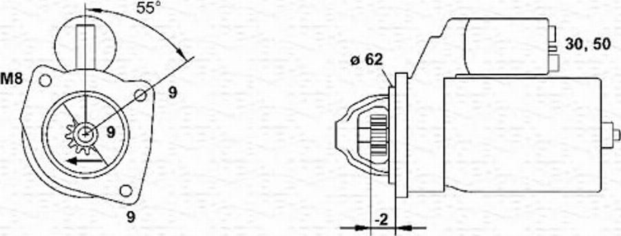 Magneti Marelli 943253115010 - Стартер mashina-shop.ru