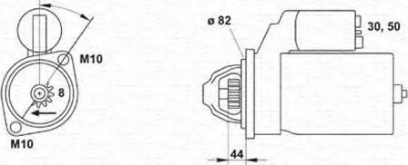 Magneti Marelli 943253180010 - Стартер mashina-shop.ru