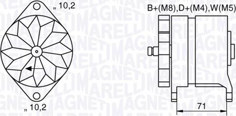 Magneti Marelli 063534681240 - Генератор mashina-shop.ru