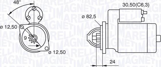 Magneti Marelli 063521090470 - Стартер mashina-shop.ru