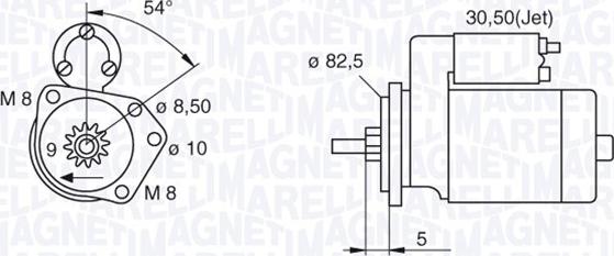 Magneti Marelli 063521120440 - Стартер mashina-shop.ru