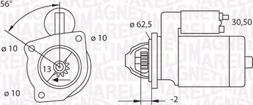 Magneti Marelli 063523624010 - Стартер mashina-shop.ru