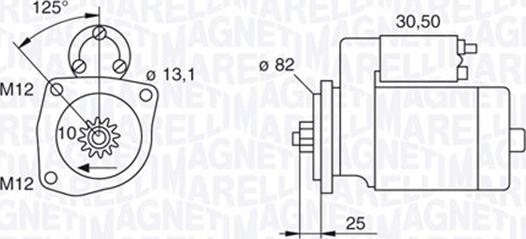 Magneti Marelli 063522609010 - Стартер mashina-shop.ru