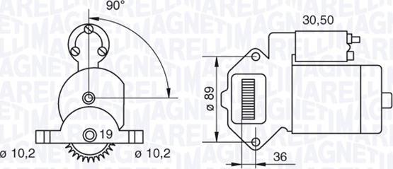 Magneti Marelli 063187051010 - Стартер mashina-shop.ru