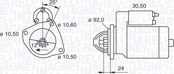 Magneti Marelli 063280020010 - Стартер mashina-shop.ru