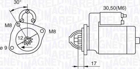 Magneti Marelli 063280021010 - Стартер mashina-shop.ru