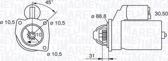 Magneti Marelli 063227486010 - Стартер mashina-shop.ru