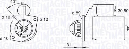 Magneti Marelli 063227599010 - Стартер mashina-shop.ru