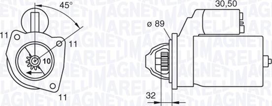 Magneti Marelli 063227592010 - Стартер mashina-shop.ru