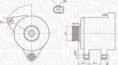 Magneti Marelli 063731546010 - Генератор mashina-shop.ru