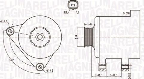 Magneti Marelli 063731674010 - Генератор mashina-shop.ru