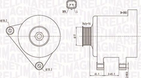 Magneti Marelli 063731741010 - Генератор mashina-shop.ru