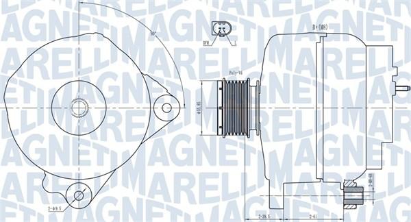 Magneti Marelli 063731763010 - Генератор mashina-shop.ru