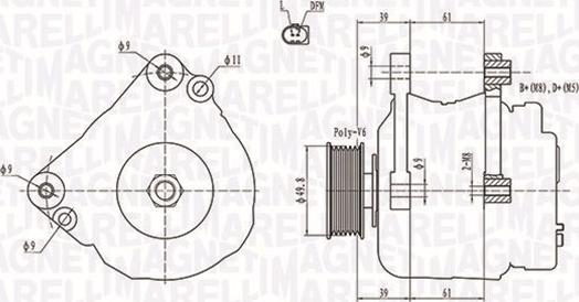 Magneti Marelli 063731729010 - Генератор mashina-shop.ru