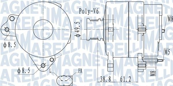 Magneti Marelli 063732137010 - Генератор mashina-shop.ru