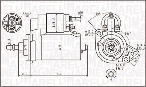 Magneti Marelli 063720295010 - Стартер mashina-shop.ru