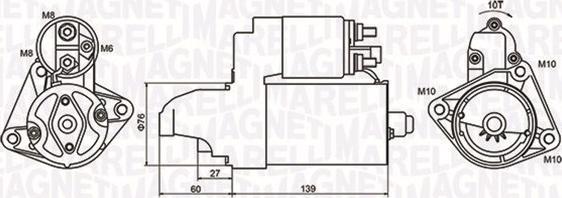 Magneti Marelli 063721050010 - Стартер mashina-shop.ru