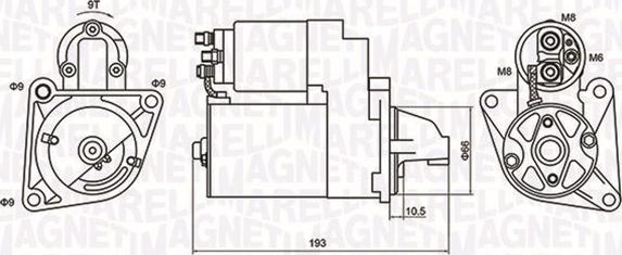 Magneti Marelli 063721053010 - Стартер mashina-shop.ru