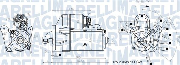 Magneti Marelli 063721193010 - Стартер mashina-shop.ru