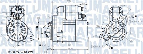 Magneti Marelli 063721307010 - Стартер mashina-shop.ru