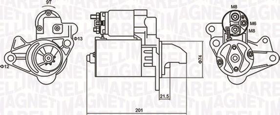 Magneti Marelli 063721254010 - Стартер mashina-shop.ru