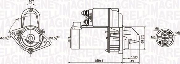 Magneti Marelli 063721257010 - Стартер mashina-shop.ru