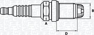 Magneti Marelli 062000783304 - Свеча зажигания mashina-shop.ru